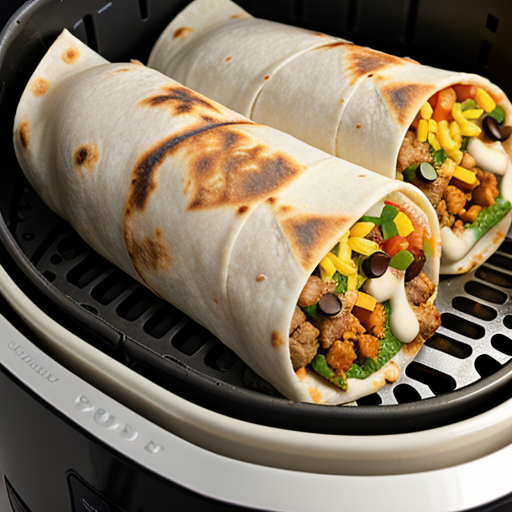 reheating burritos in air fryer