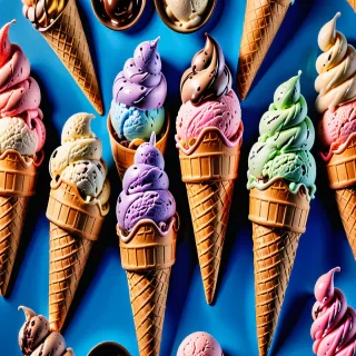 pictures of ice cream cones