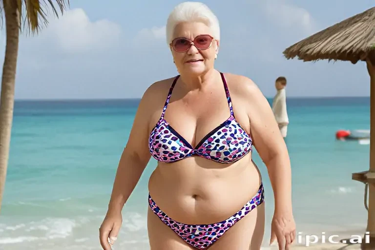 fat granny in bikini