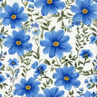 blue flowers png