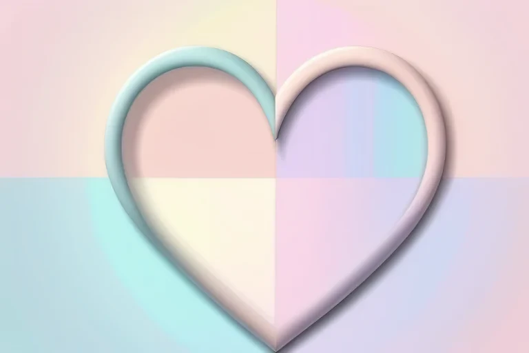 pastel heart wallpaper