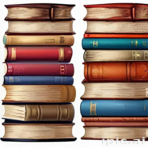 books stacked clipart