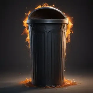 png trash can