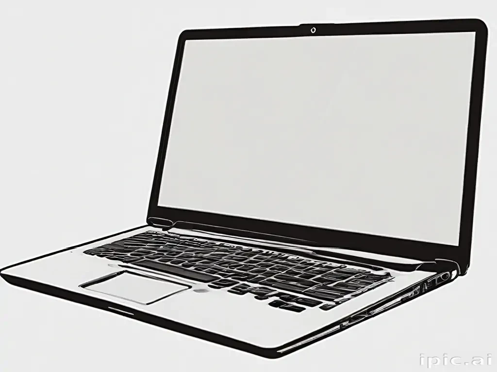 clipart of laptop