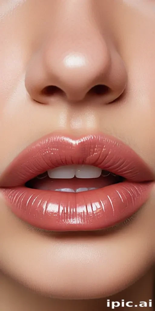 transparent lips