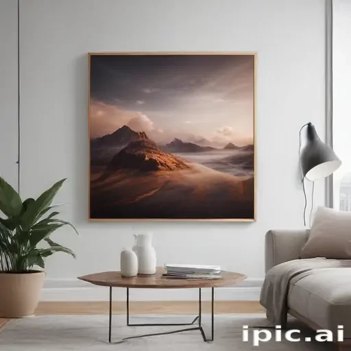 free wall art mockup