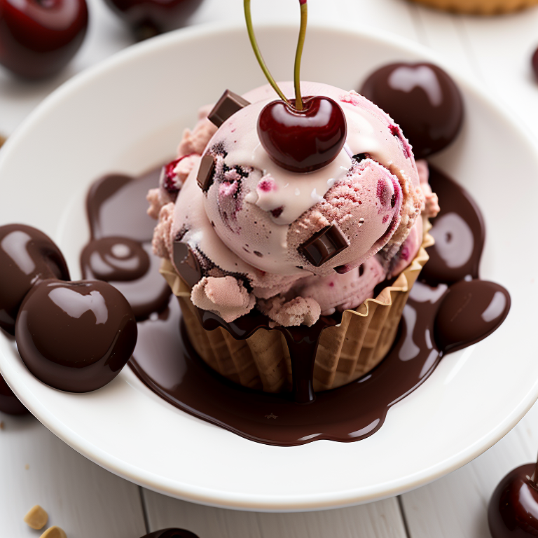 cherry chocolate chunk ice cream