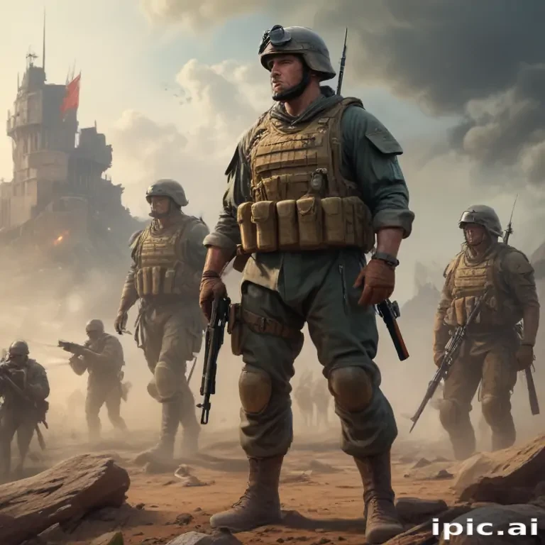 soldiers drawing