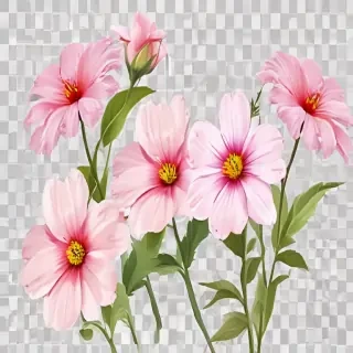 clipart flowers transparent background
