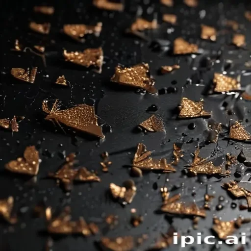 black background with glitter