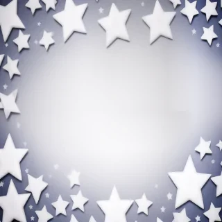 white stars background