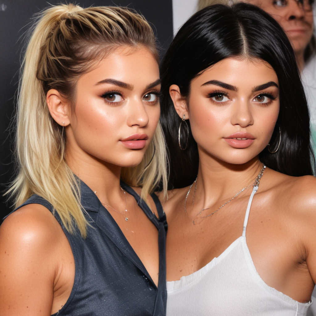 hailey bieber selena gomez kylie jenner drama