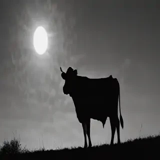 cow silhouette