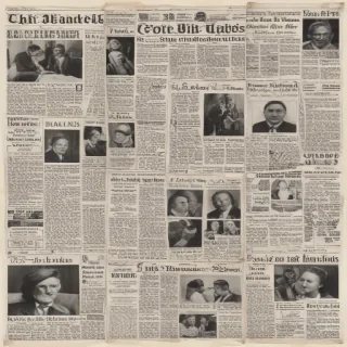 newspaper collage png