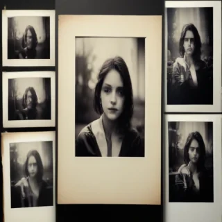 aesthetic polaroid frame