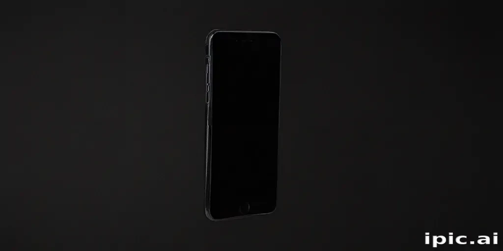 black background phone