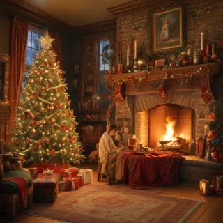 vintage christmas image