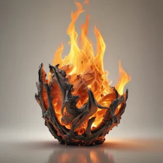 fire clear background