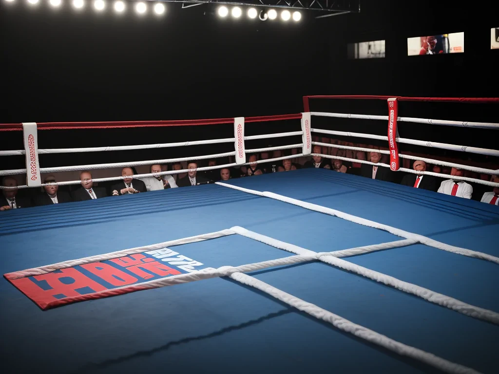 background boxing ring