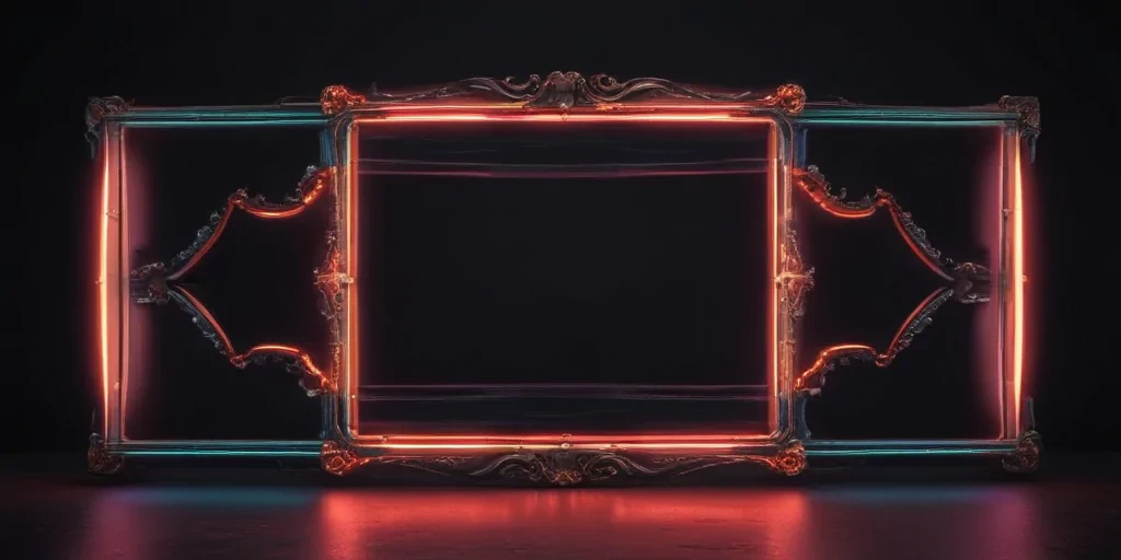 neon frame