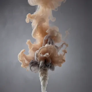 smoke no background
