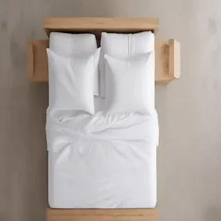 bed top view