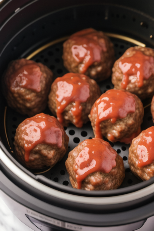frozen meatballs in the air fryer