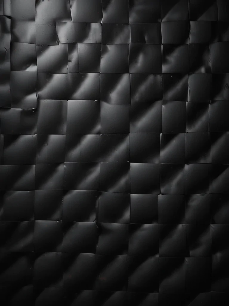 black checkered background