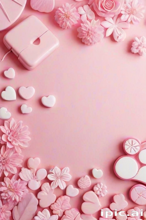 cute aesthetic pink wallpaper