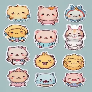 stickers clipart