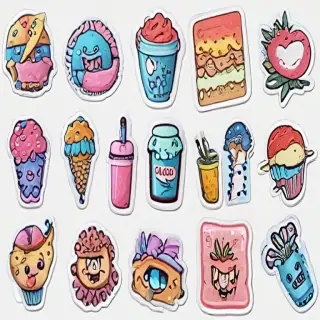 stickers png aesthetic