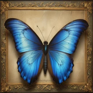 blue morpho butterfly
