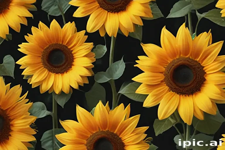 sunflower backgrounds aesthetic