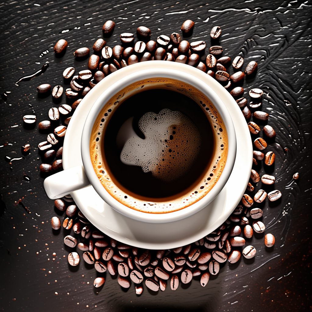 how much caffeine in dark roast coffee