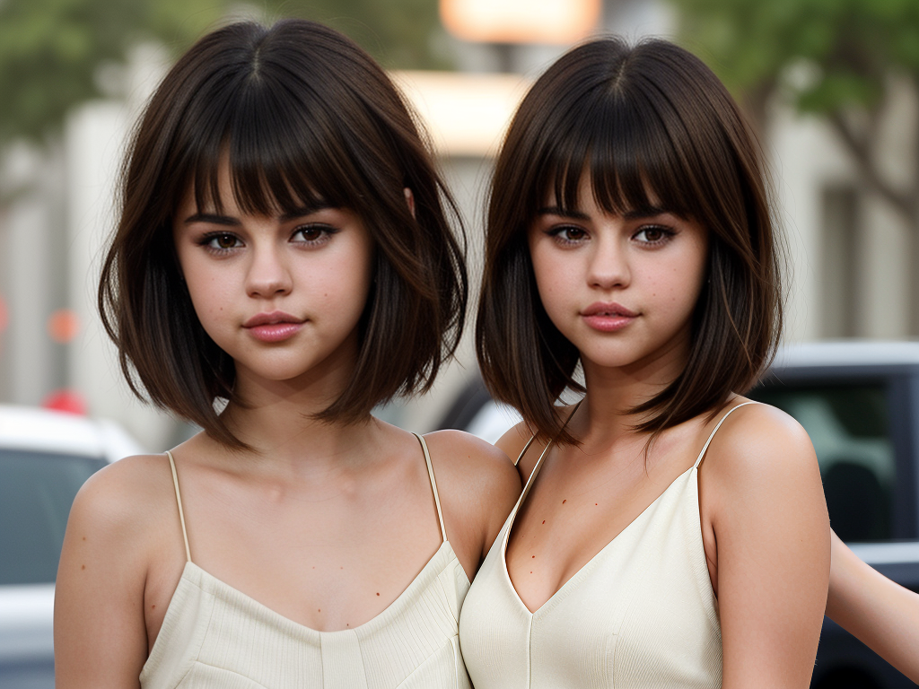 selena gomez haircut with bangs