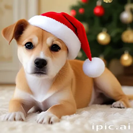 christmas wallpaper dog