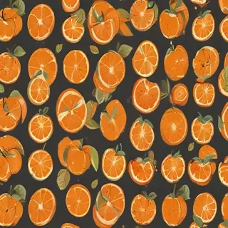 cute orange wallpaper