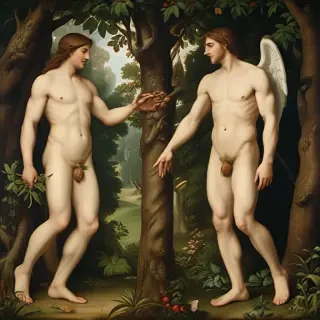 pictures of adam and eve
