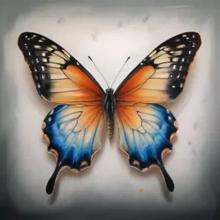 pictures of drawings of butterflies