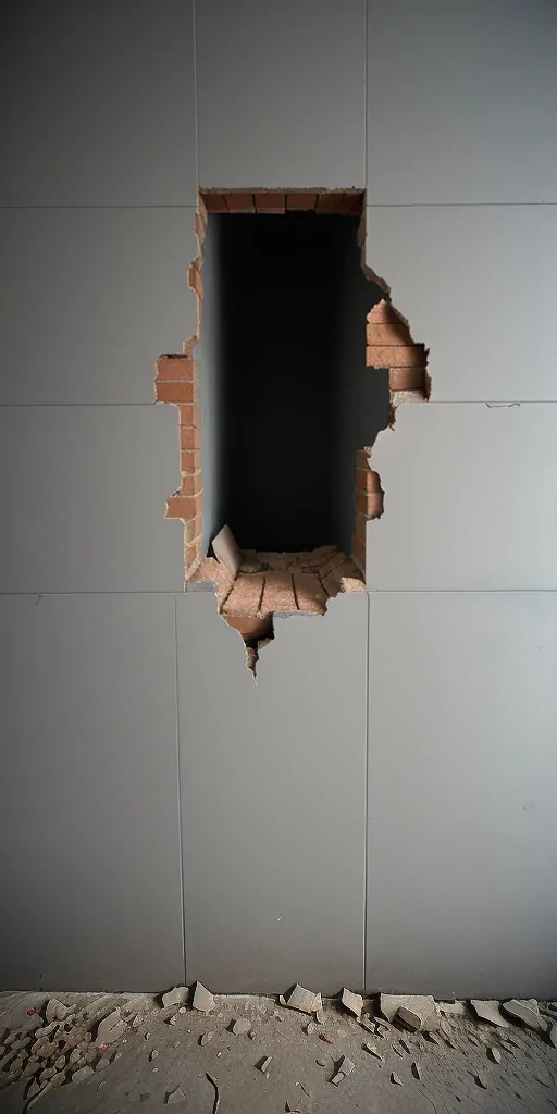 broken wall