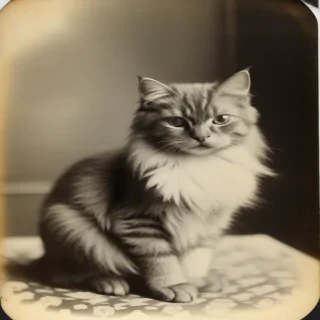 vintage cat photos