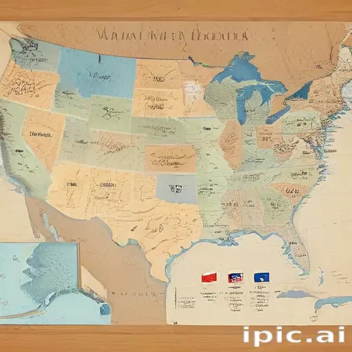 mapa usa