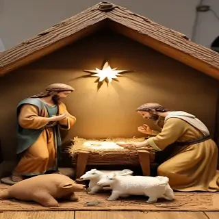 images of the manger scene