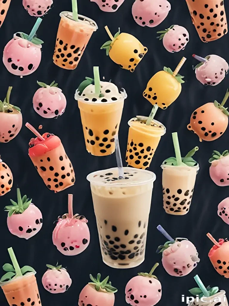 bubble tea wallpaper