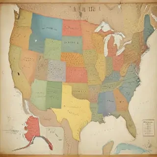 united states of america map