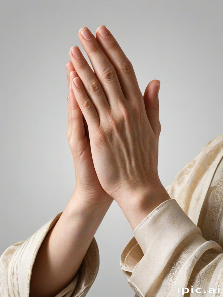 praying hands transparent background