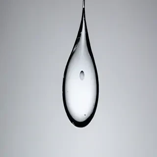transparent water drop