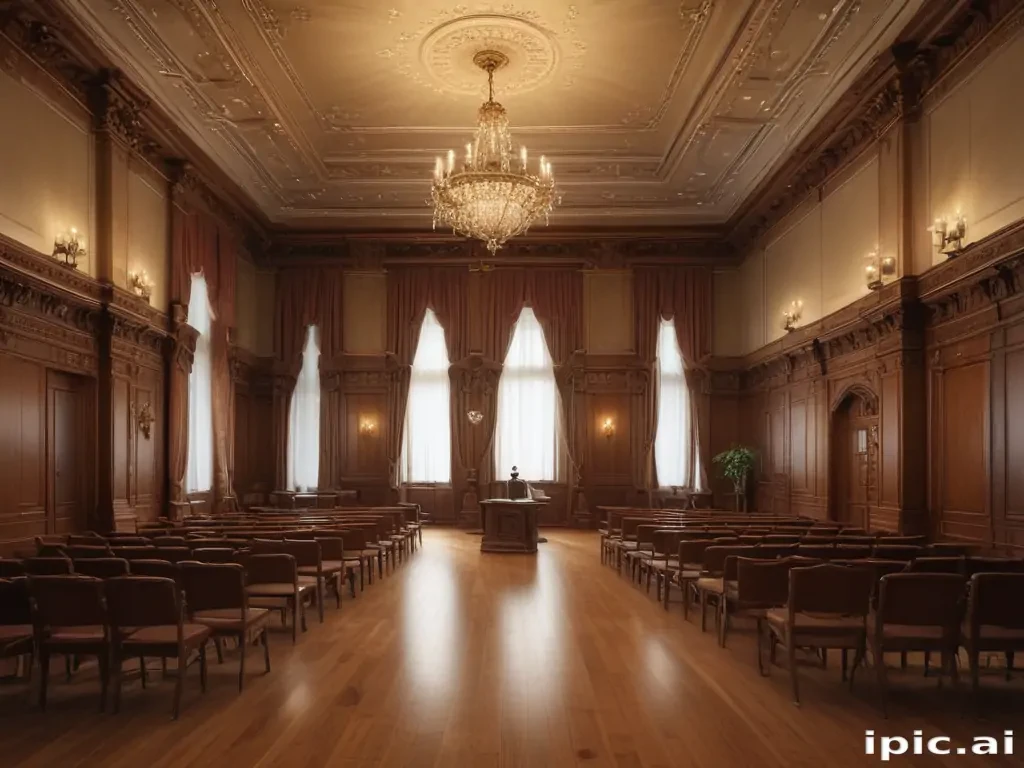 court room background