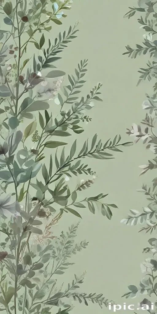 sage green background aesthetic