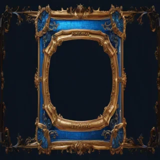 blue frame png